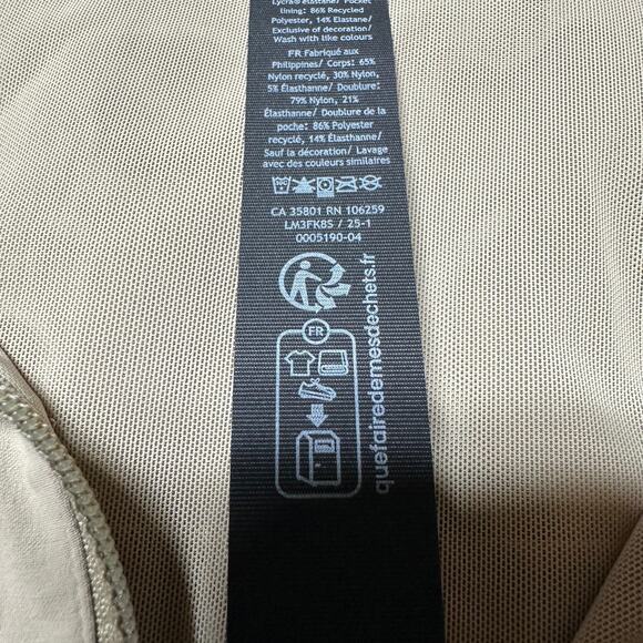 Lululemon Windproof Full Zip Golf Vest Khaki Men's Size Small New With Tags - Picture 4 of 8